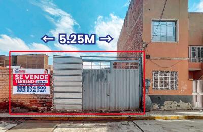 VENTA DE TERRENO DE 299 M2 EN EXCELENTE UBICACIÓN EN EL CENTRO DE CHICLAYO